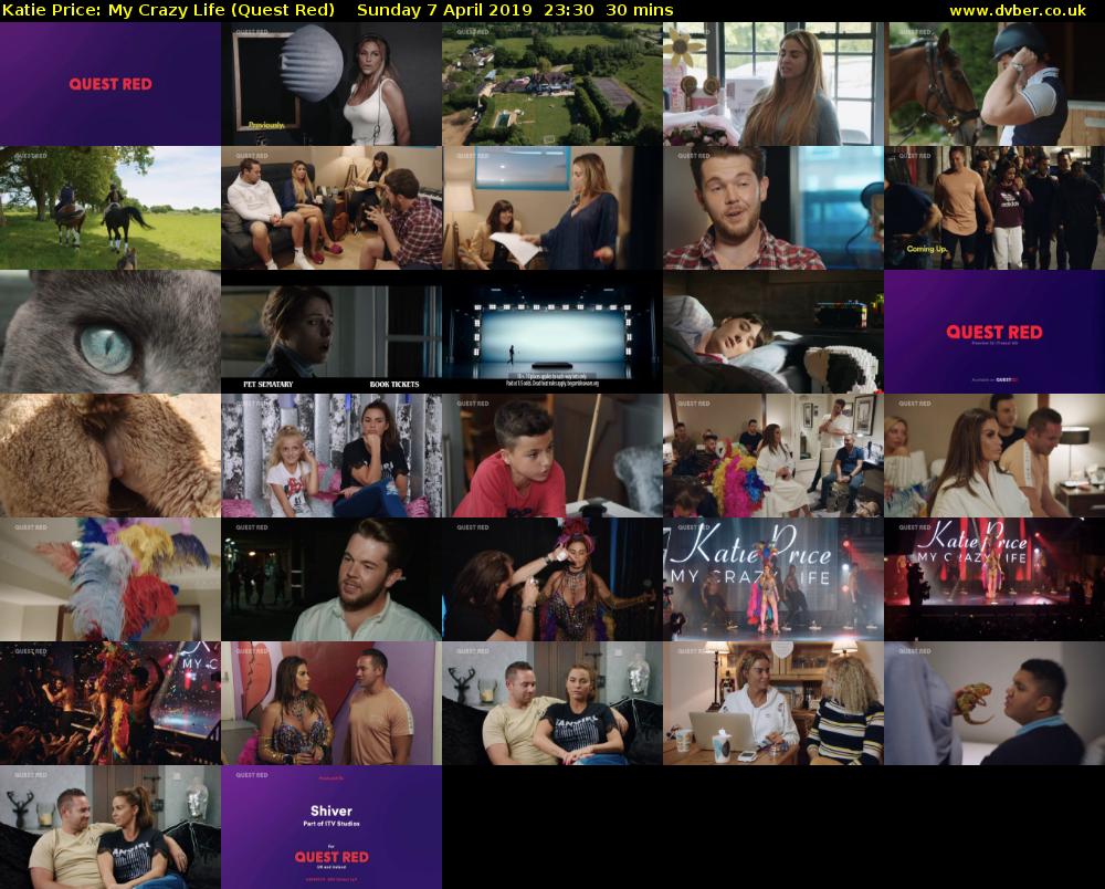 Katie Price: My Crazy Life (Quest Red) Sunday 7 April 2019 23:30 - 00:00