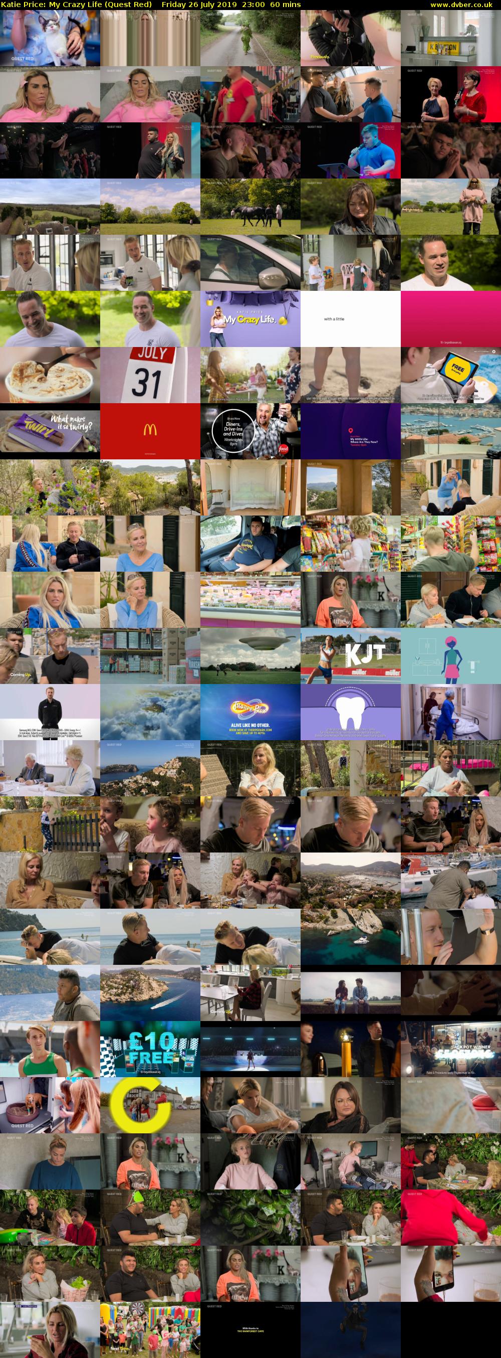 Katie Price: My Crazy Life (Quest Red) Friday 26 July 2019 23:00 - 00:00