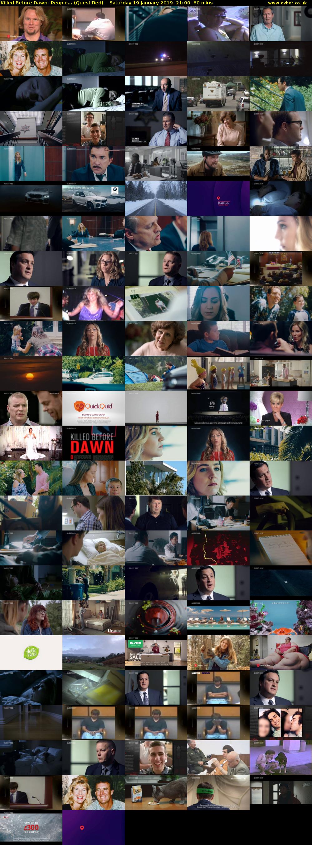 Killed Before Dawn: People... (Quest Red) Saturday 19 January 2019 21:00 - 22:00