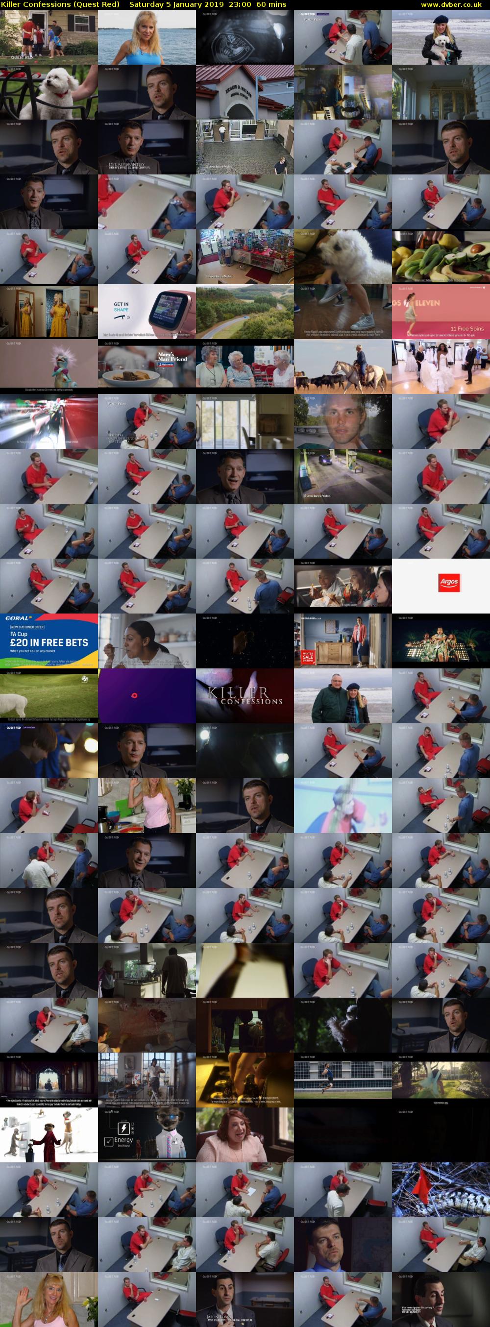 Killer Confessions (Quest Red) Saturday 5 January 2019 23:00 - 00:00