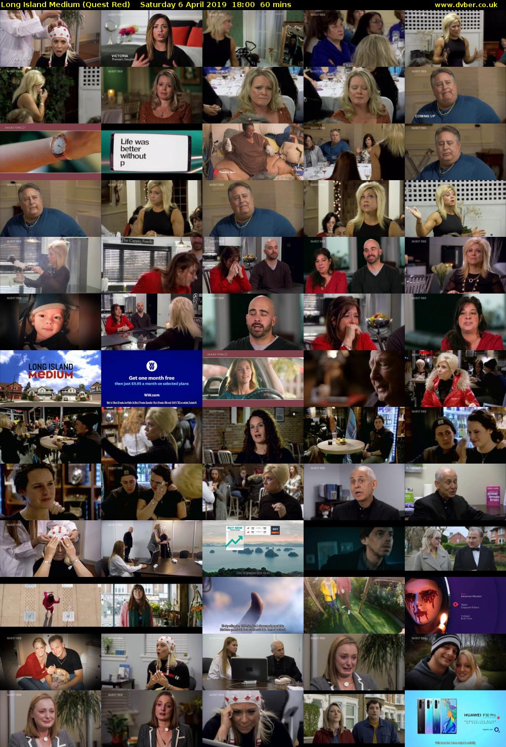 Long Island Medium (Quest Red) Saturday 6 April 2019 18:00 - 19:00