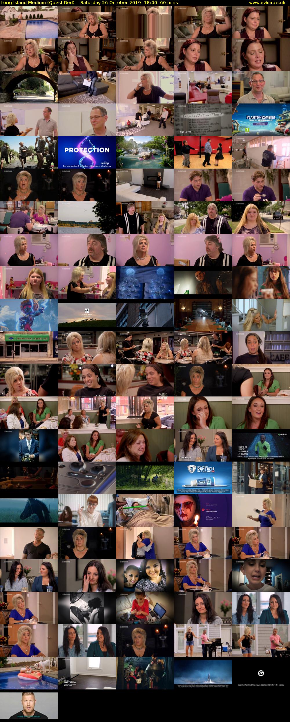 Long Island Medium (Quest Red) Saturday 26 October 2019 18:00 - 19:00