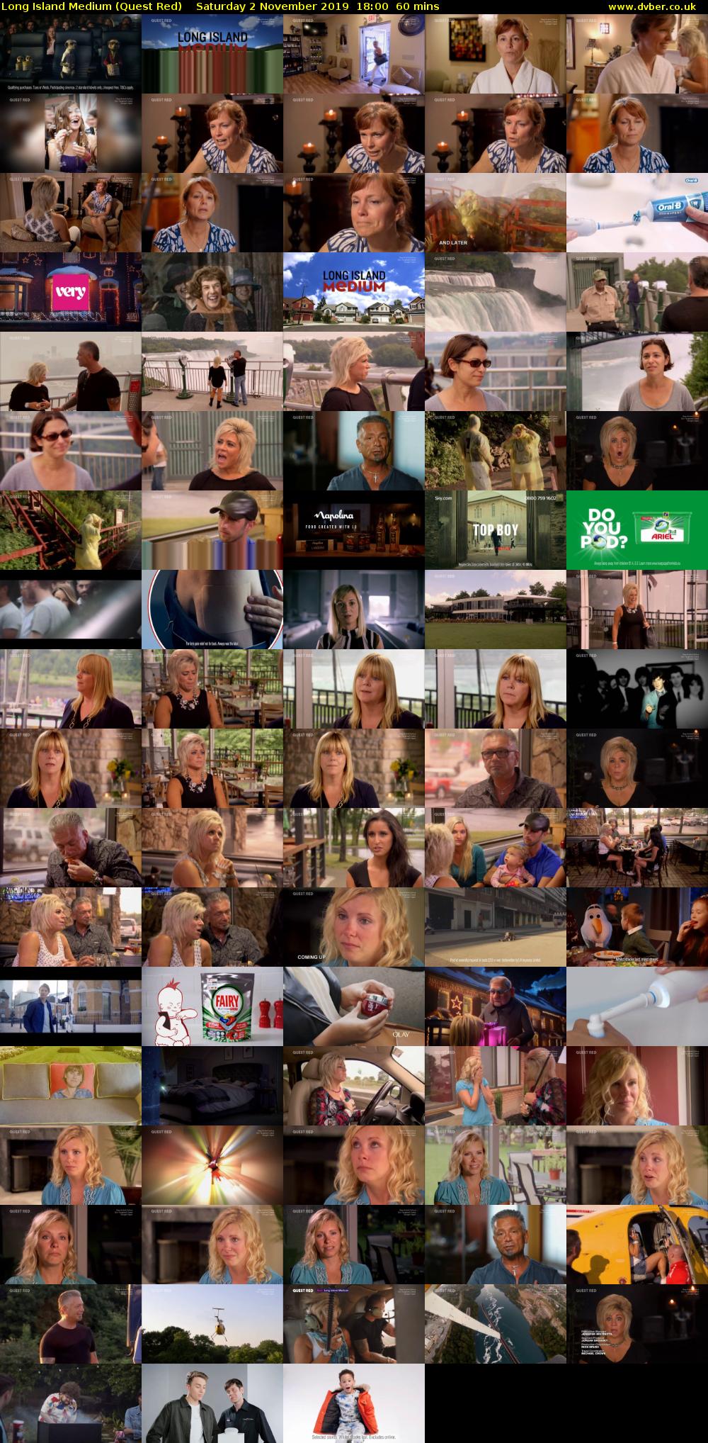 Long Island Medium (Quest Red) Saturday 2 November 2019 18:00 - 19:00