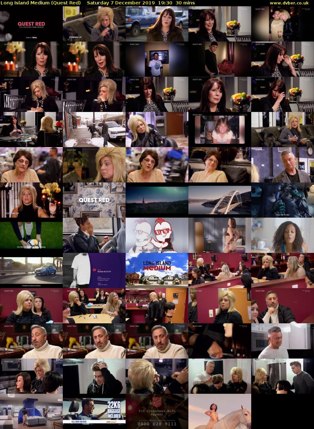Long Island Medium (Quest Red) Saturday 7 December 2019 19:30 - 20:00