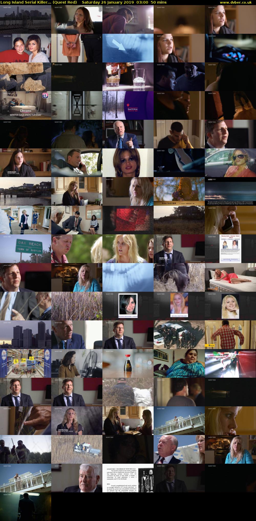 Long Island Serial Killer... (Quest Red) Saturday 26 January 2019 03:00 - 03:50