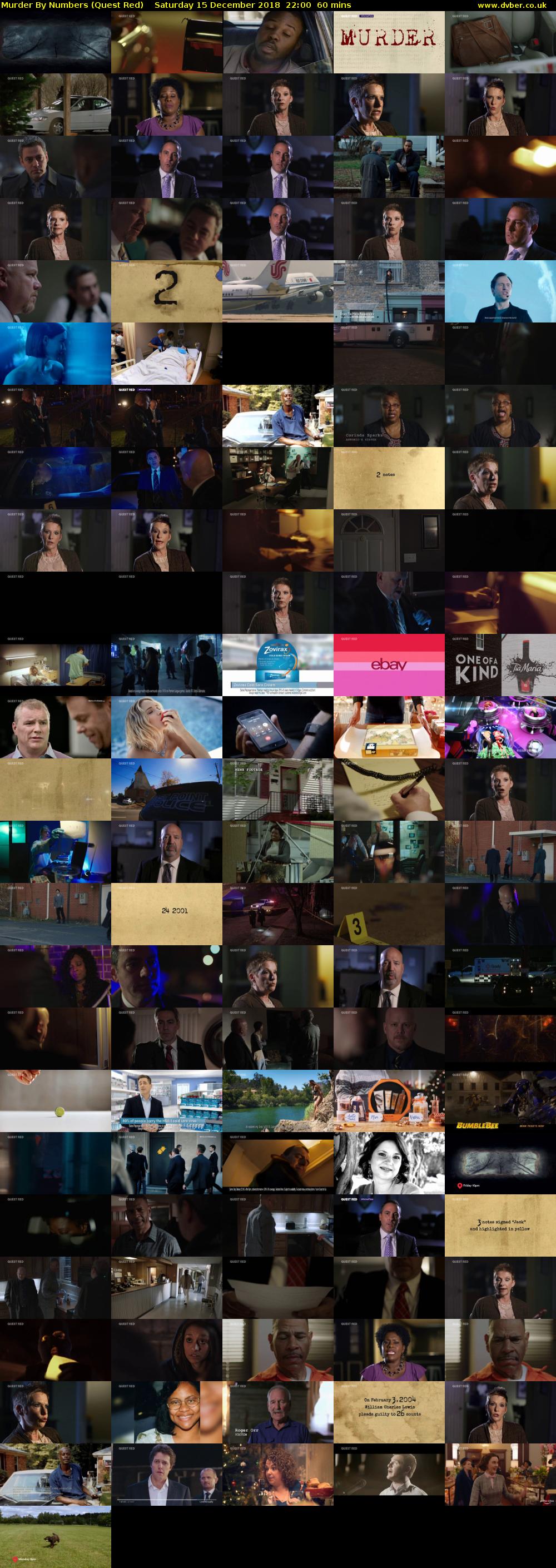 Murder By Numbers (Quest Red) Saturday 15 December 2018 22:00 - 23:00