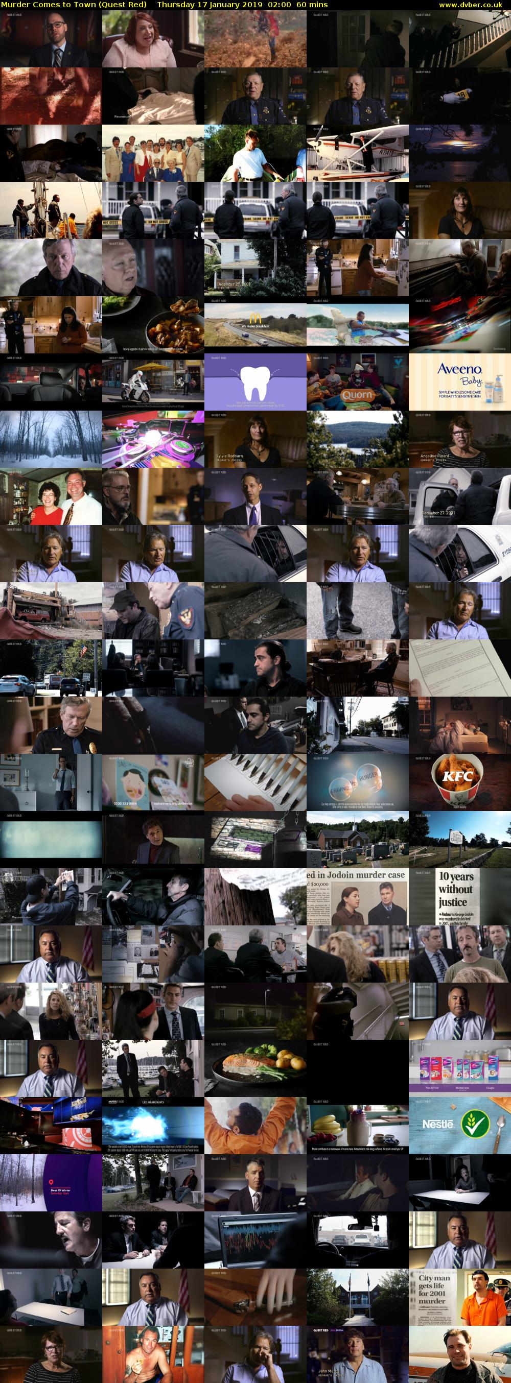 Murder Comes to Town (Quest Red) Thursday 17 January 2019 02:00 - 03:00