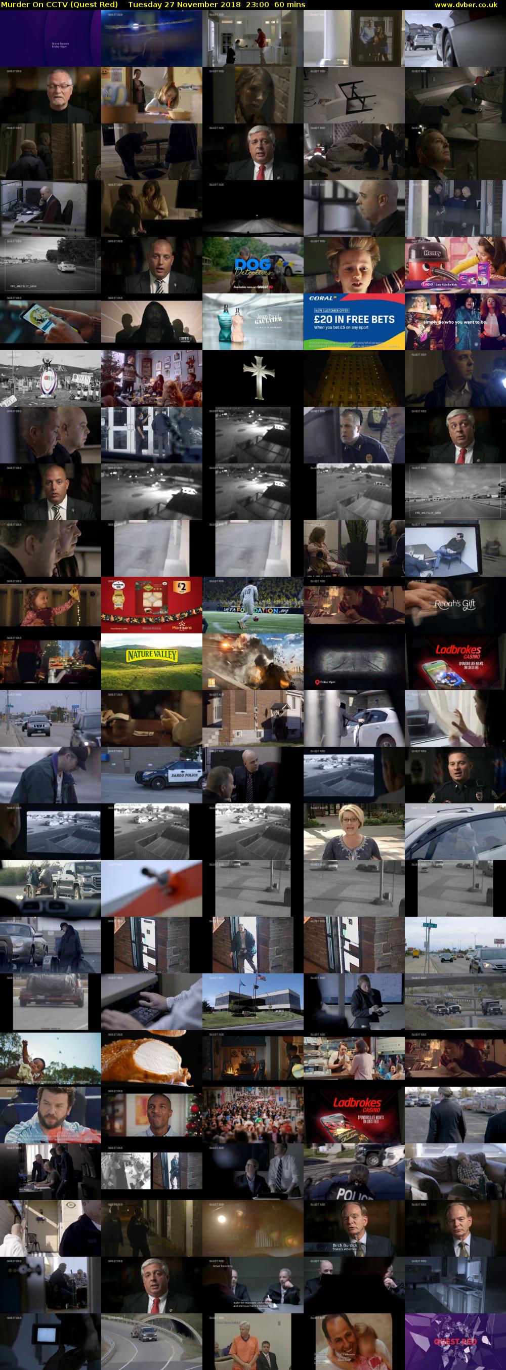 Murder On CCTV (Quest Red) Tuesday 27 November 2018 23:00 - 00:00