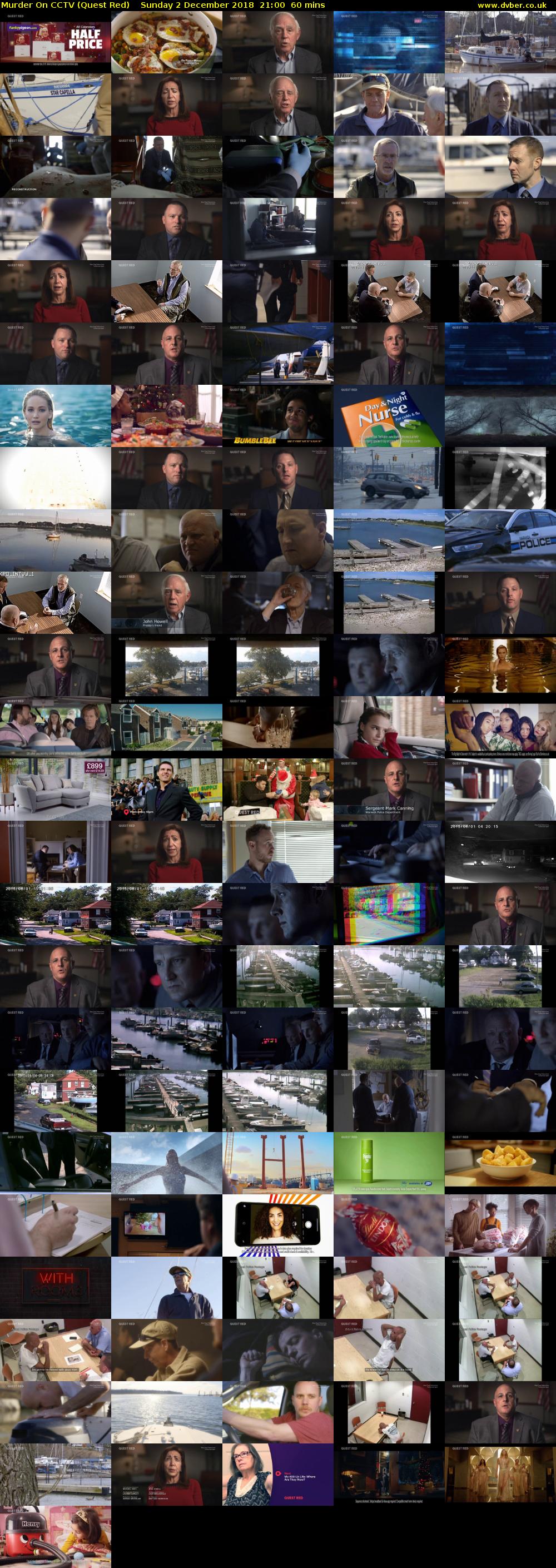 Murder On CCTV (Quest Red) Sunday 2 December 2018 21:00 - 22:00