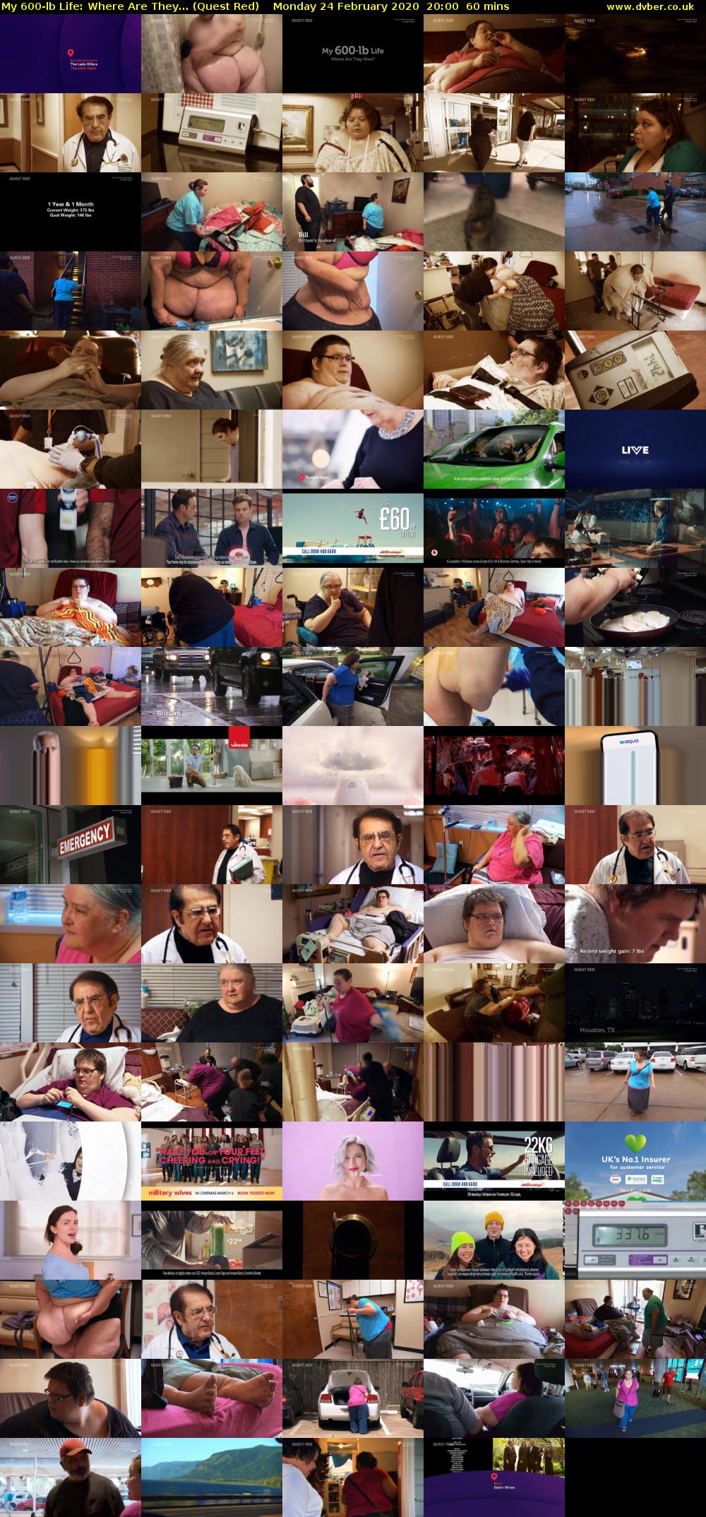 My 600-lb Life: Where Are They... (Quest Red) Monday 24 February 2020 20:00 - 21:00
