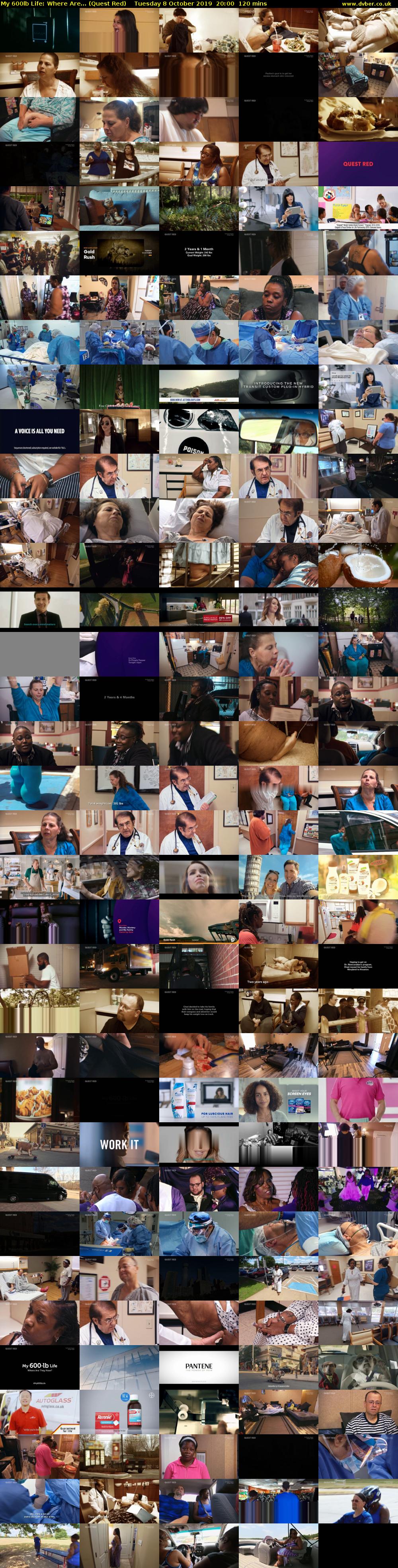 My 600lb Life: Where Are... (Quest Red) Tuesday 8 October 2019 20:00 - 22:00