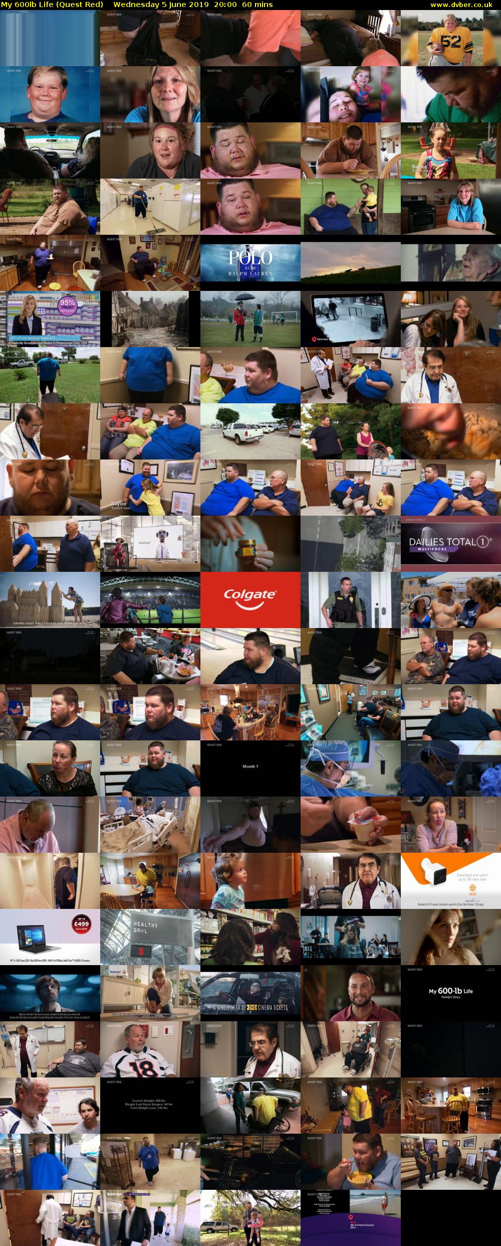My 600lb Life (Quest Red) Wednesday 5 June 2019 20:00 - 21:00