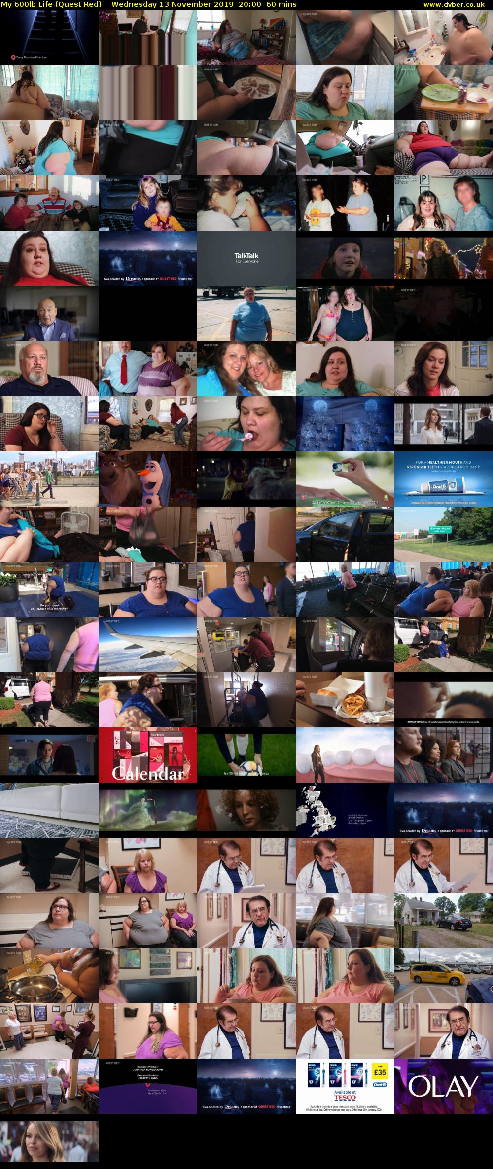 My 600lb Life (Quest Red) Wednesday 13 November 2019 20:00 - 21:00