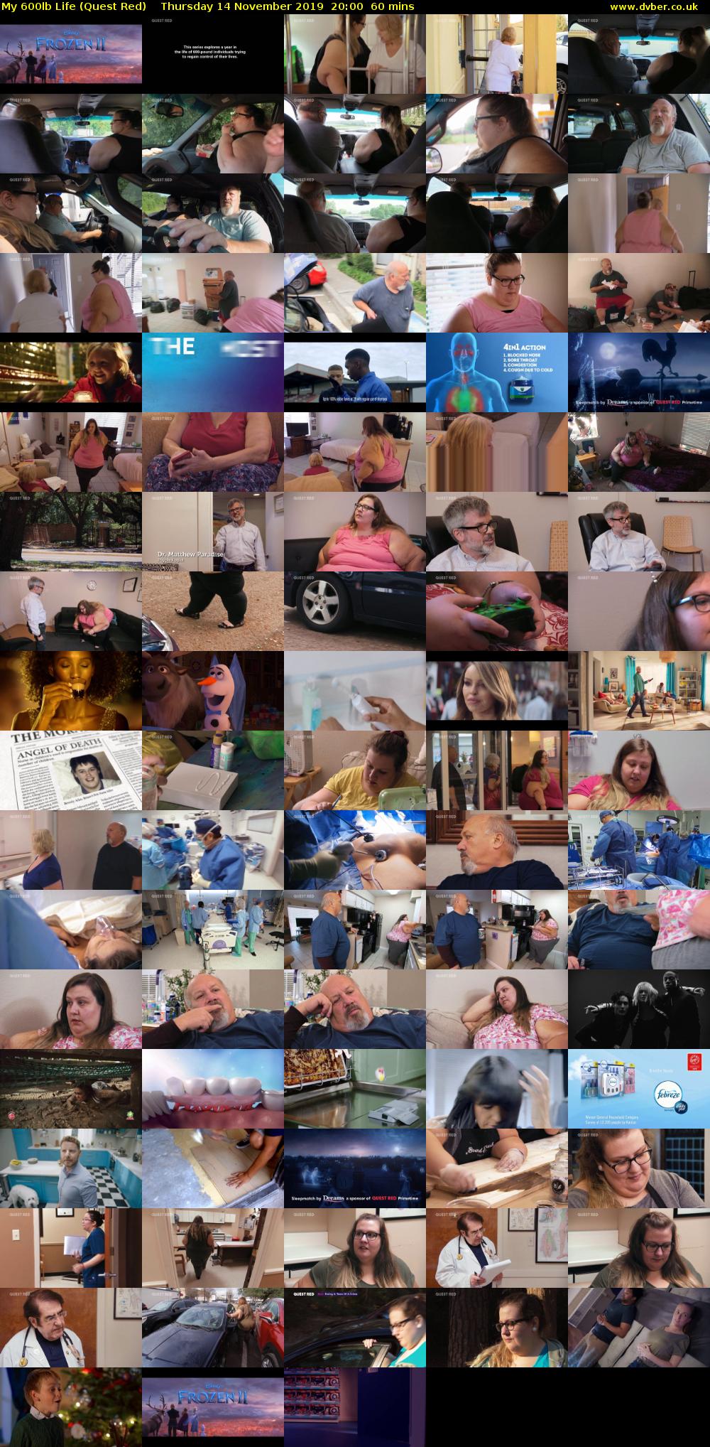 My 600lb Life (Quest Red) Thursday 14 November 2019 20:00 - 21:00