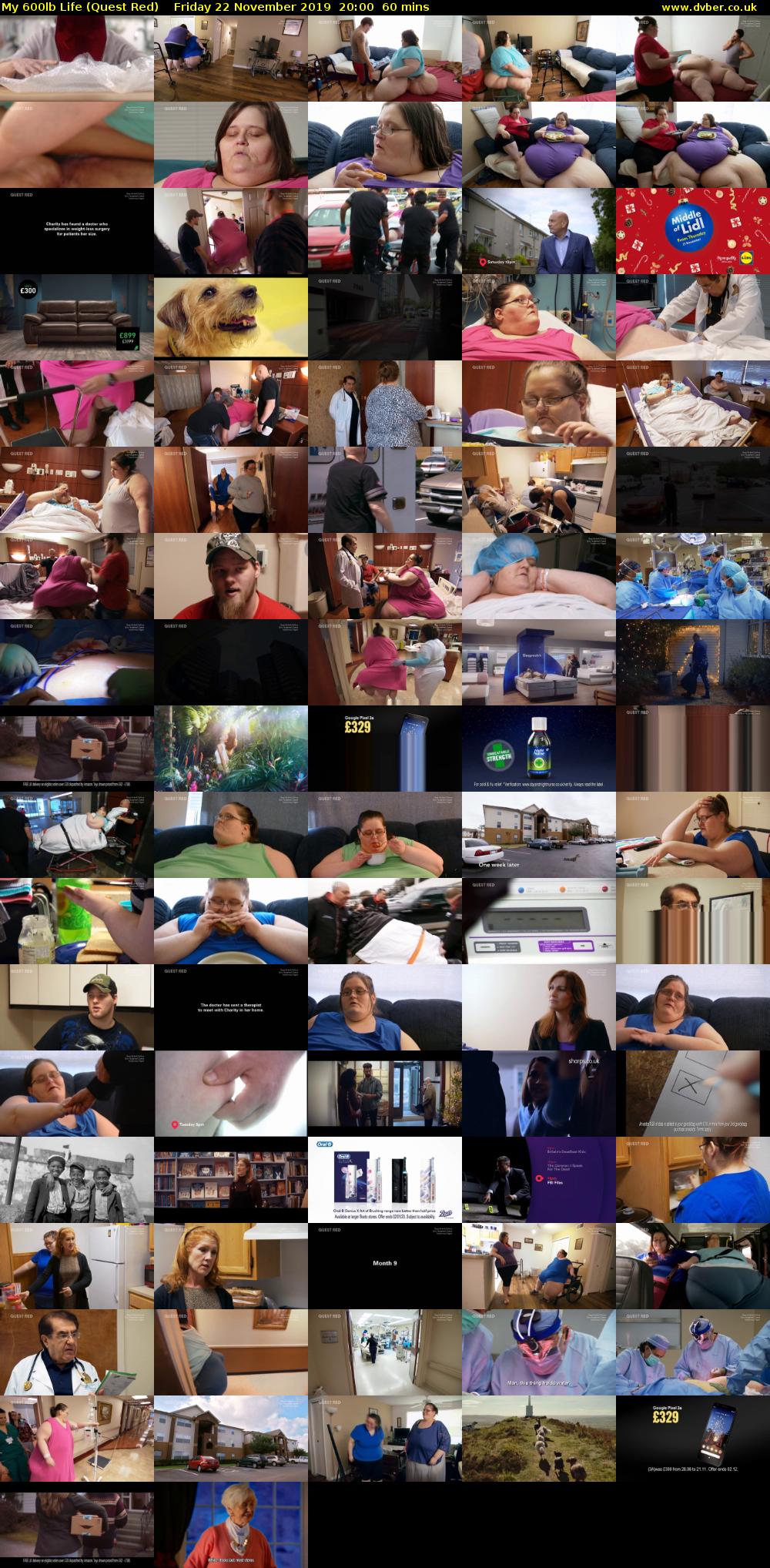 My 600lb Life (Quest Red) Friday 22 November 2019 20:00 - 21:00
