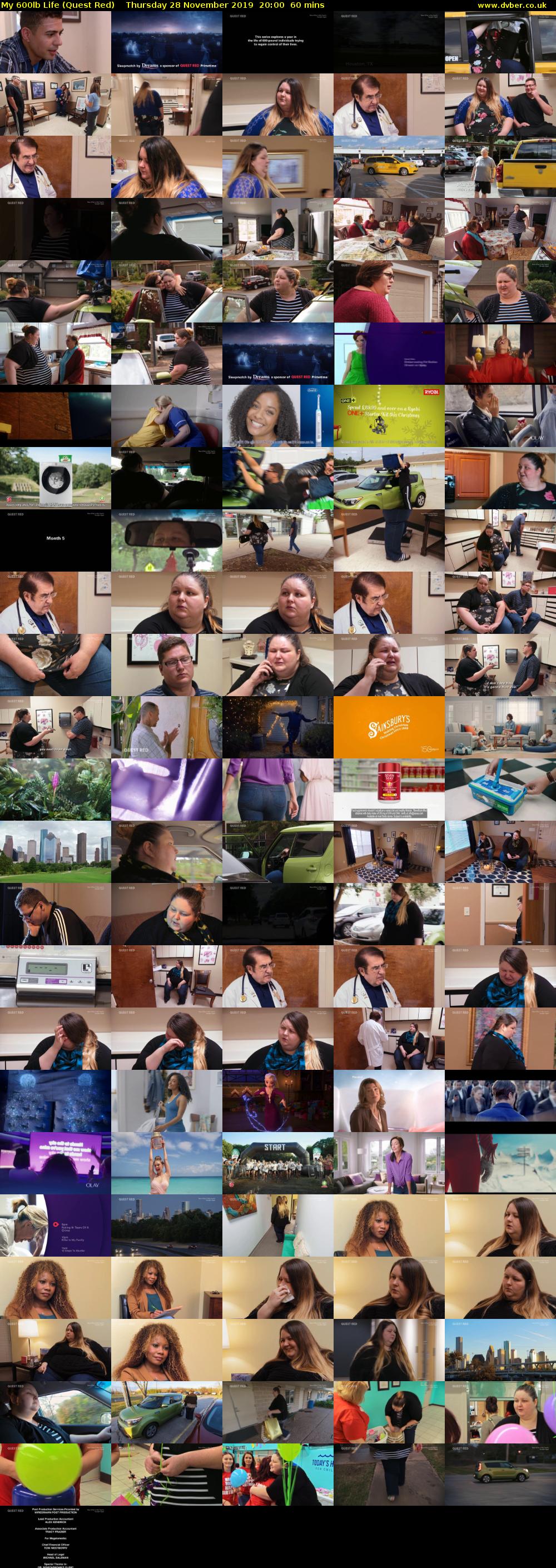 My 600lb Life (Quest Red) Thursday 28 November 2019 20:00 - 21:00