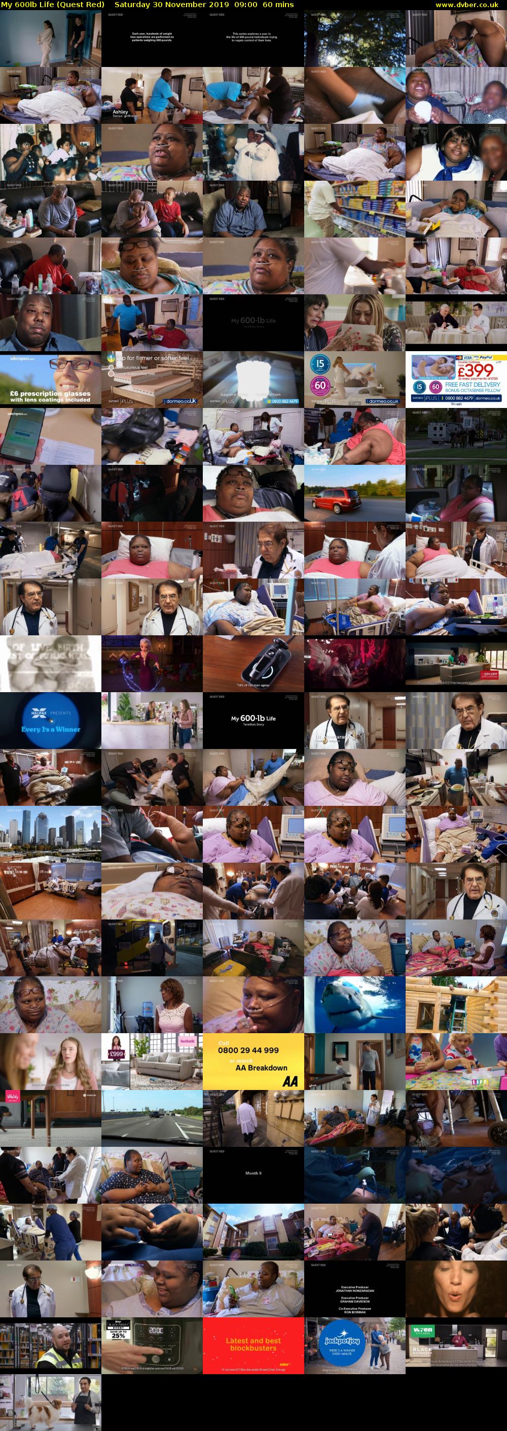 My 600lb Life (Quest Red) Saturday 30 November 2019 09:00 - 10:00