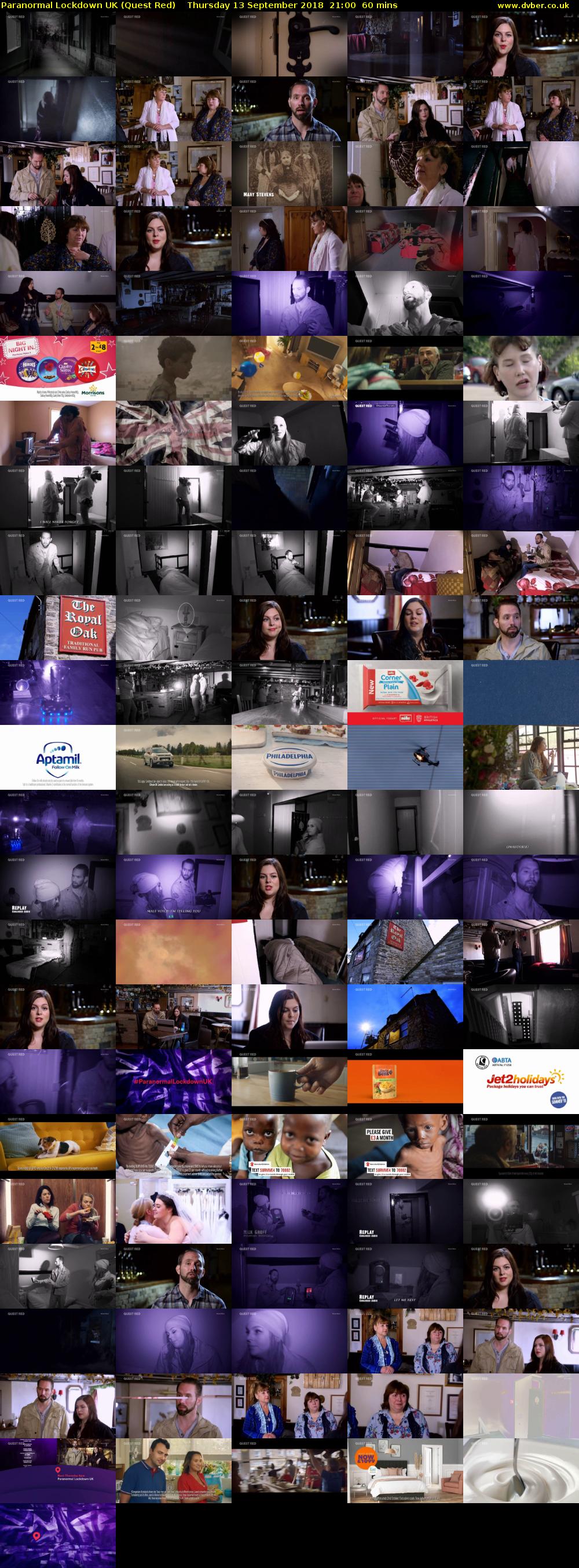 Paranormal Lockdown UK (Quest Red) Thursday 13 September 2018 21:00 - 22:00