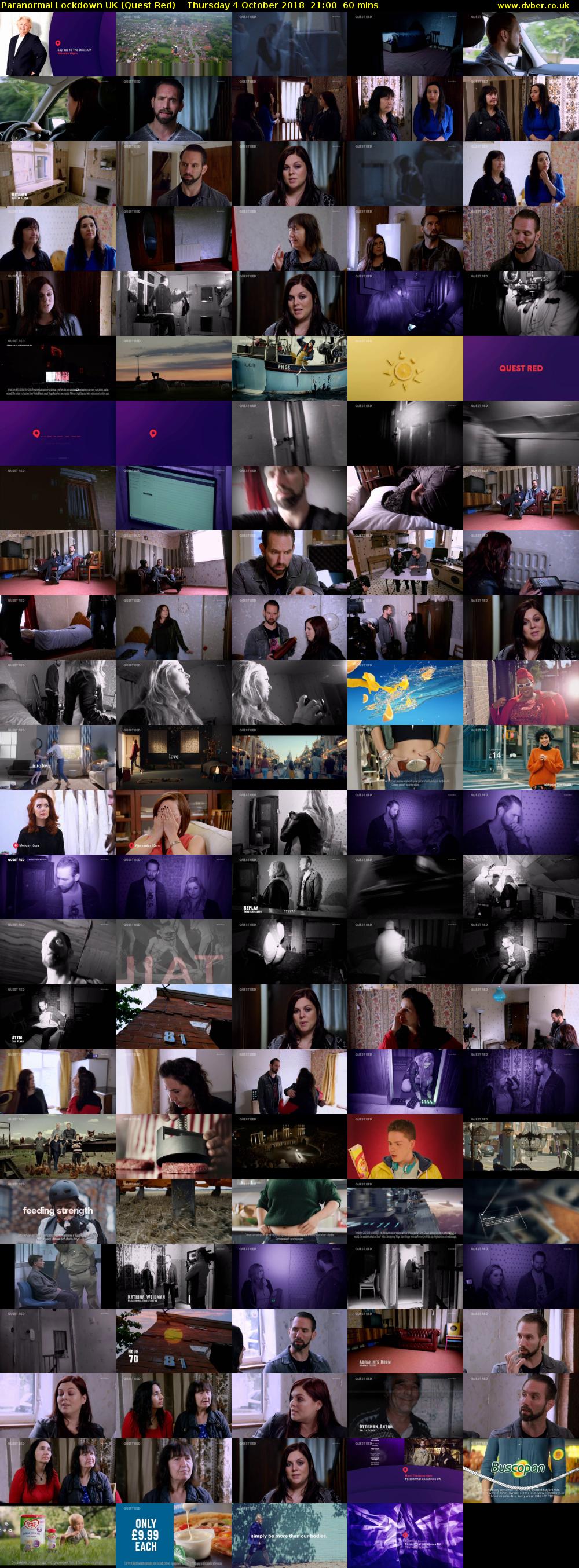 Paranormal Lockdown UK (Quest Red) Thursday 4 October 2018 21:00 - 22:00