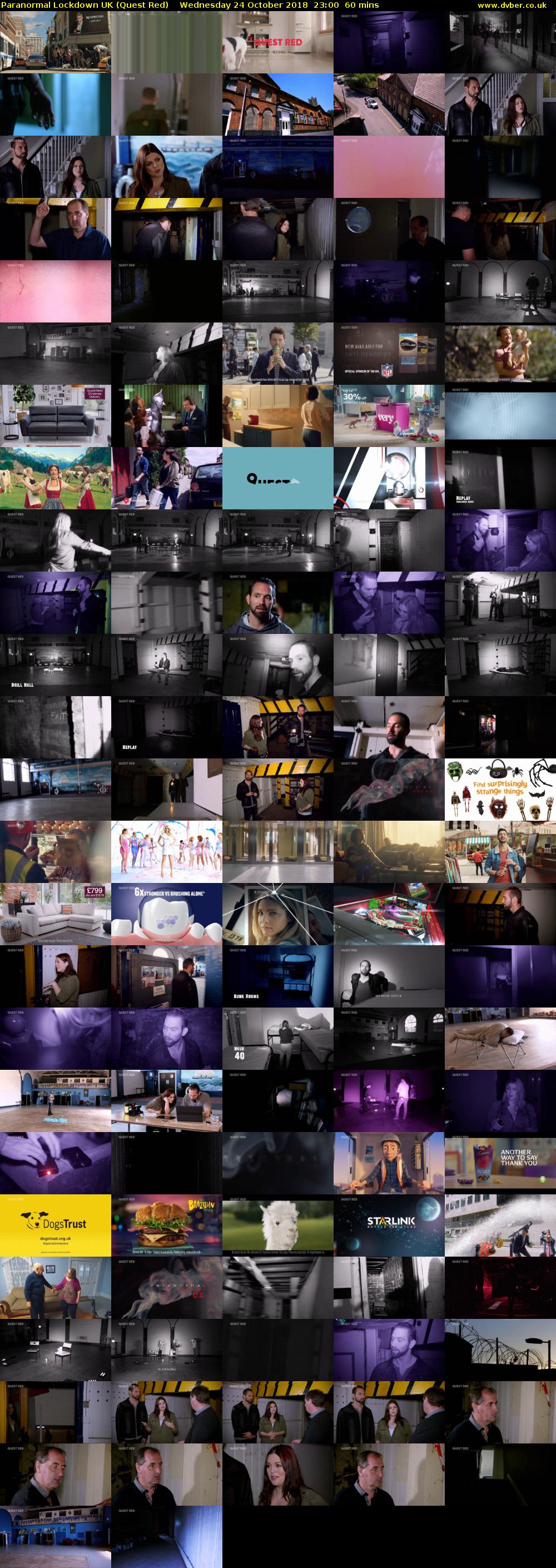 Paranormal Lockdown UK (Quest Red) Wednesday 24 October 2018 23:00 - 00:00