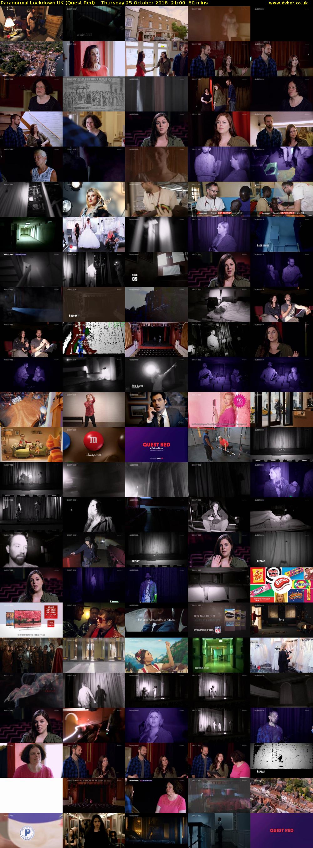 Paranormal Lockdown UK (Quest Red) Thursday 25 October 2018 21:00 - 22:00