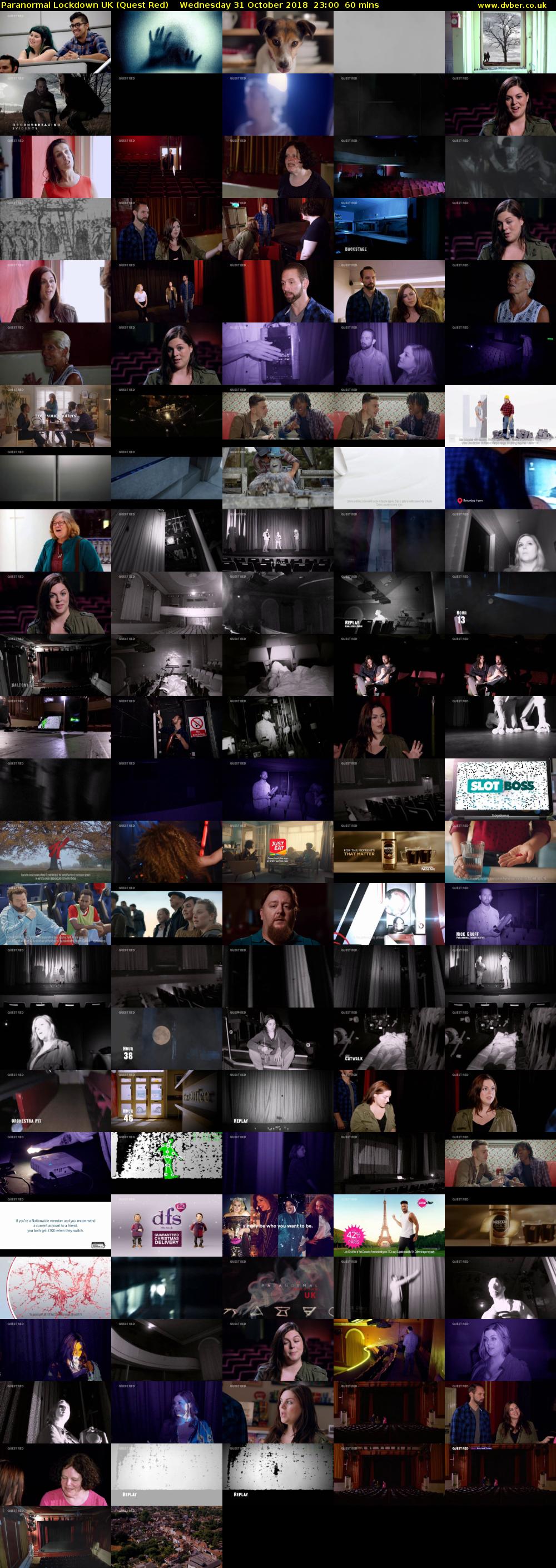 Paranormal Lockdown UK (Quest Red) Wednesday 31 October 2018 23:00 - 00:00