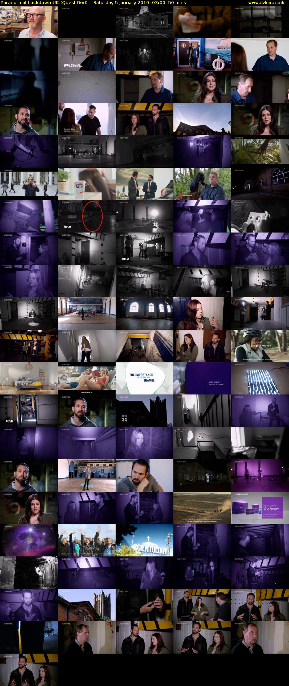 Paranormal Lockdown UK (Quest Red) Saturday 5 January 2019 03:00 - 03:50