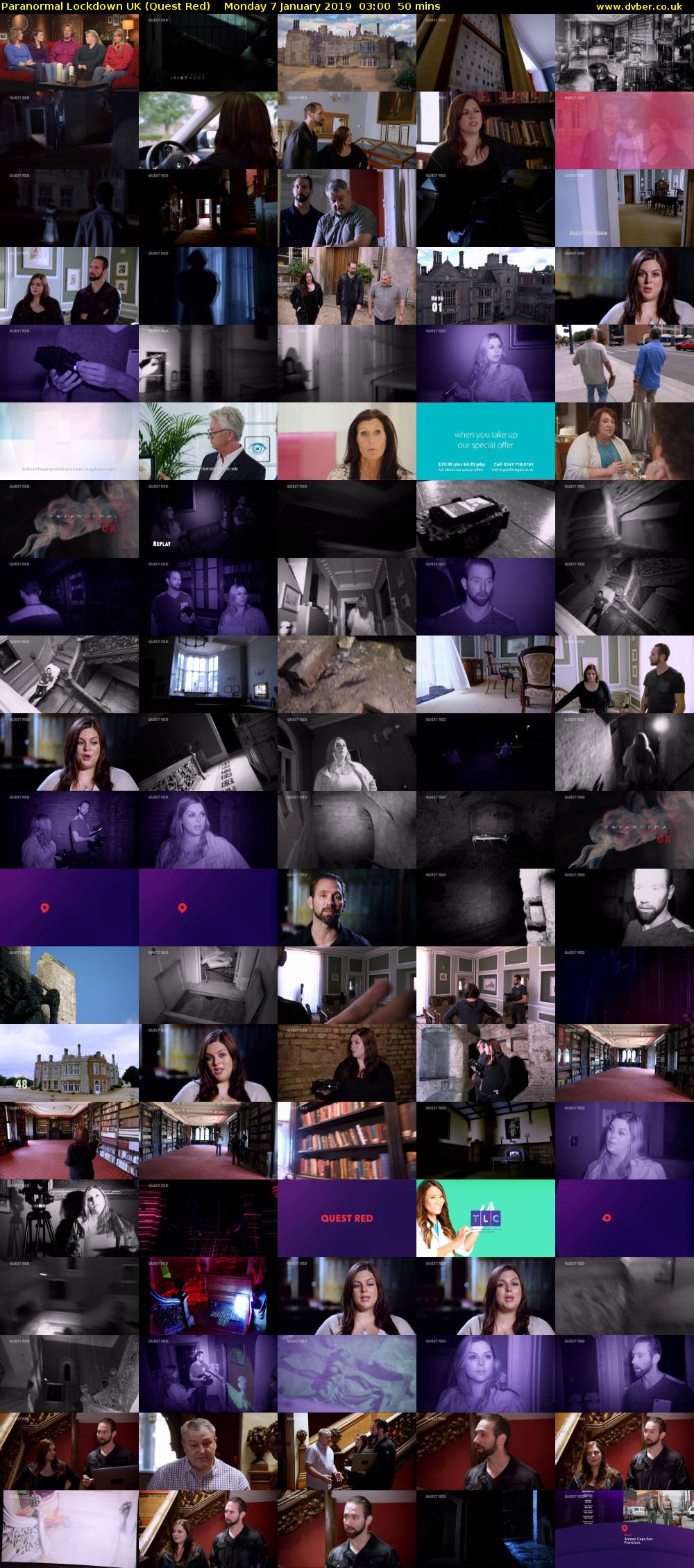 Paranormal Lockdown UK (Quest Red) Monday 7 January 2019 03:00 - 03:50