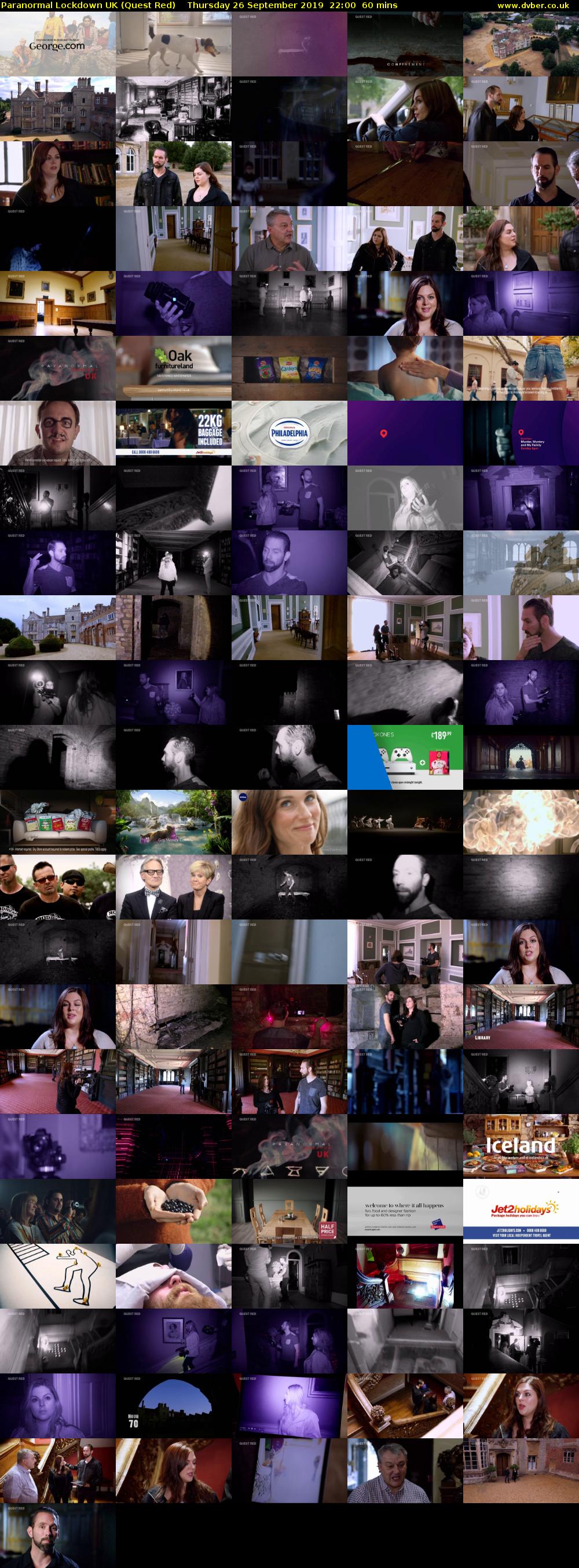Paranormal Lockdown UK (Quest Red) Thursday 26 September 2019 22:00 - 23:00