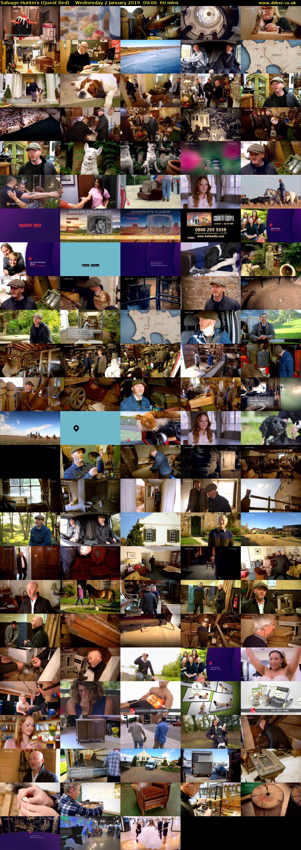 Salvage Hunters (Quest Red) Wednesday 2 January 2019 09:00 - 10:00