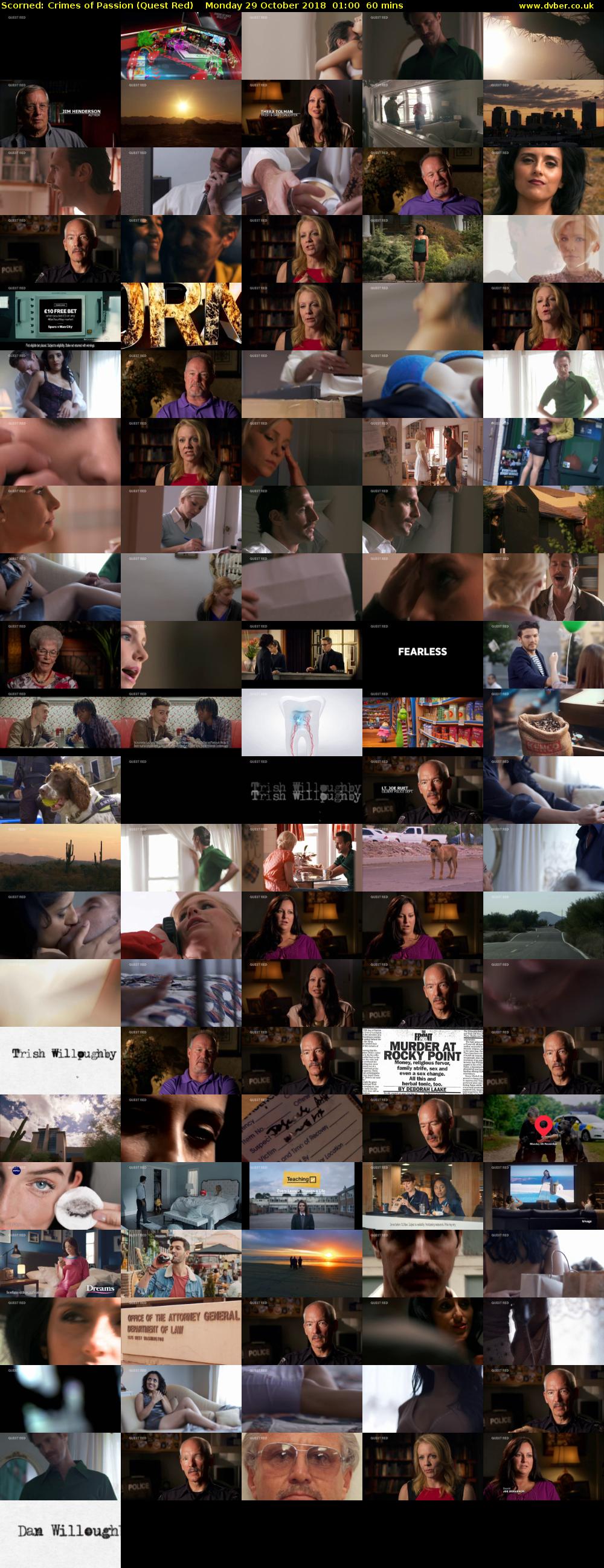 Scorned: Crimes of Passion (Quest Red) Monday 29 October 2018 01:00 - 02:00