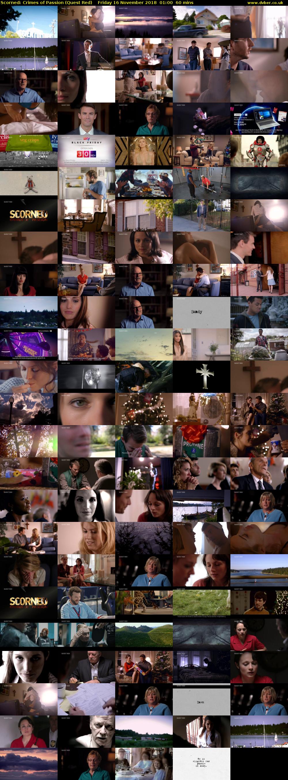 Scorned: Crimes of Passion (Quest Red) Friday 16 November 2018 01:00 - 02:00