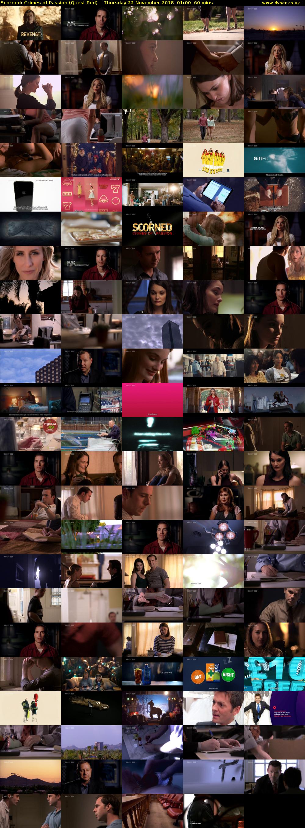 Scorned: Crimes of Passion (Quest Red) Thursday 22 November 2018 01:00 - 02:00