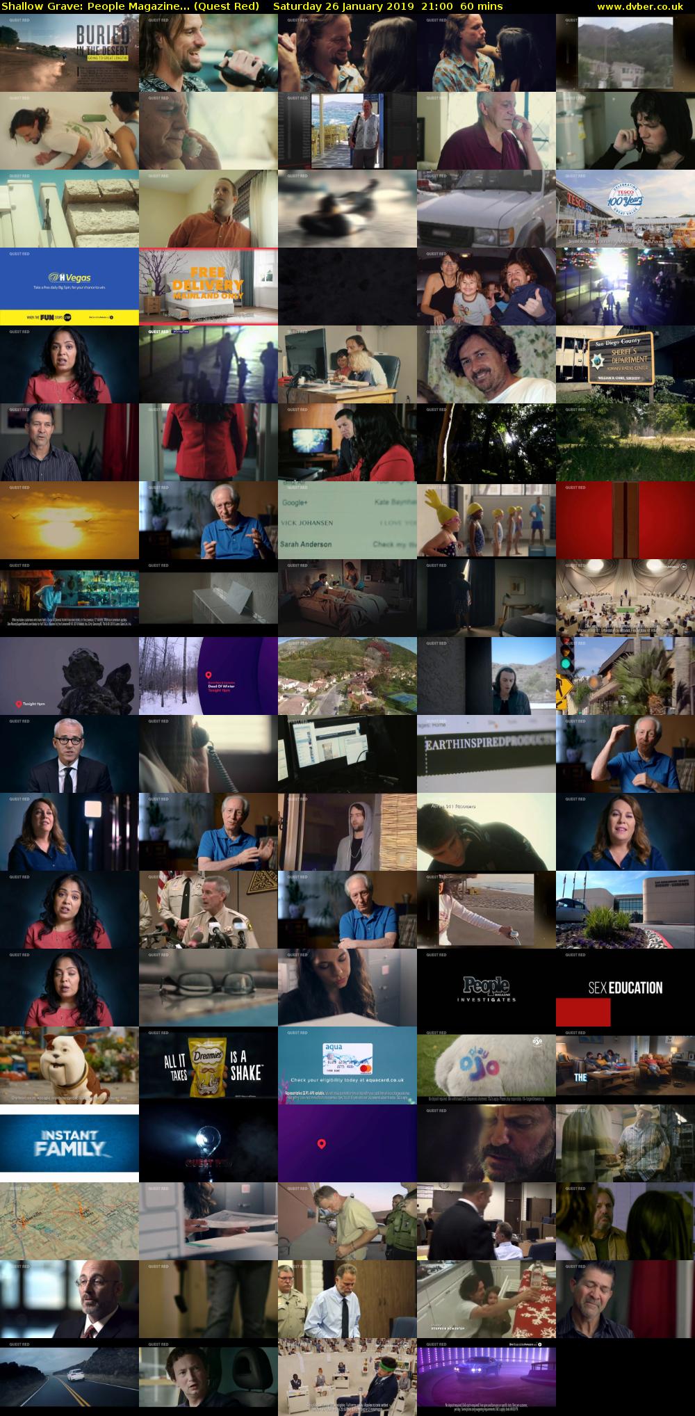 Shallow Grave: People Magazine... (Quest Red) Saturday 26 January 2019 21:00 - 22:00