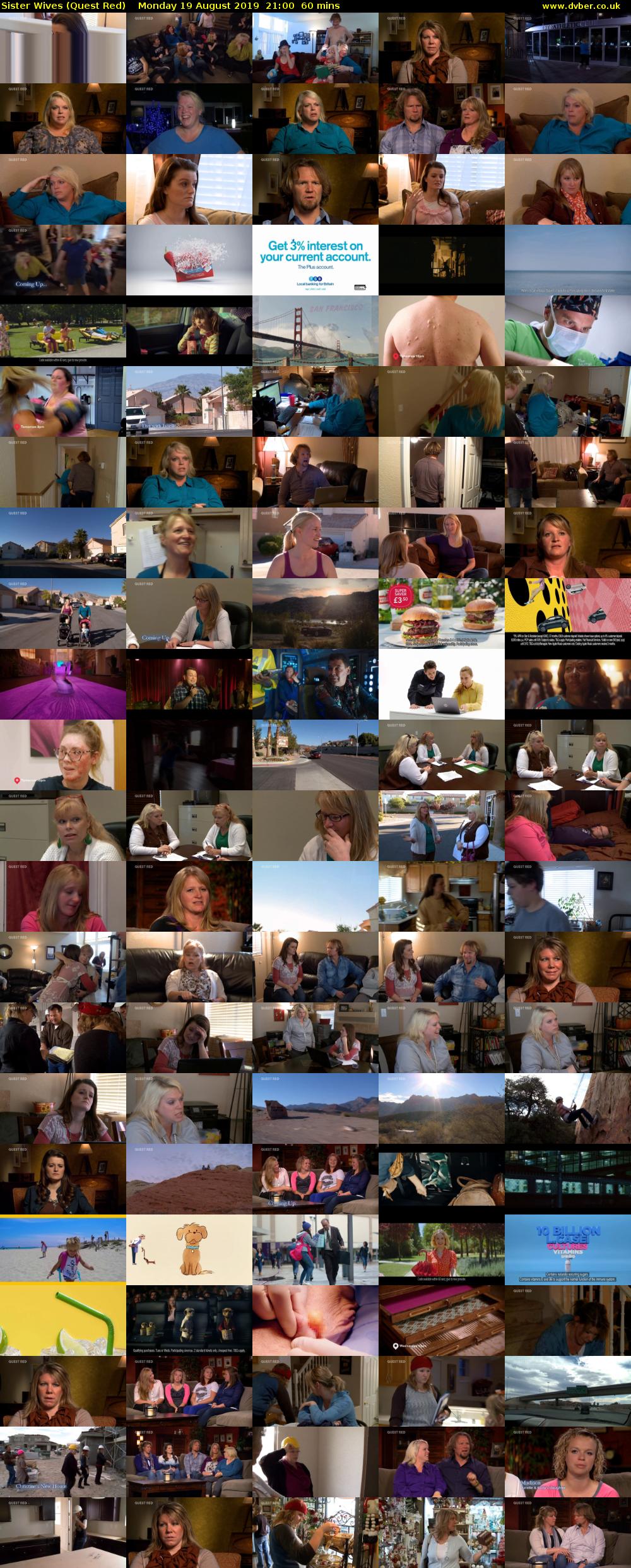 Sister Wives (Quest Red) Monday 19 August 2019 21:00 - 22:00