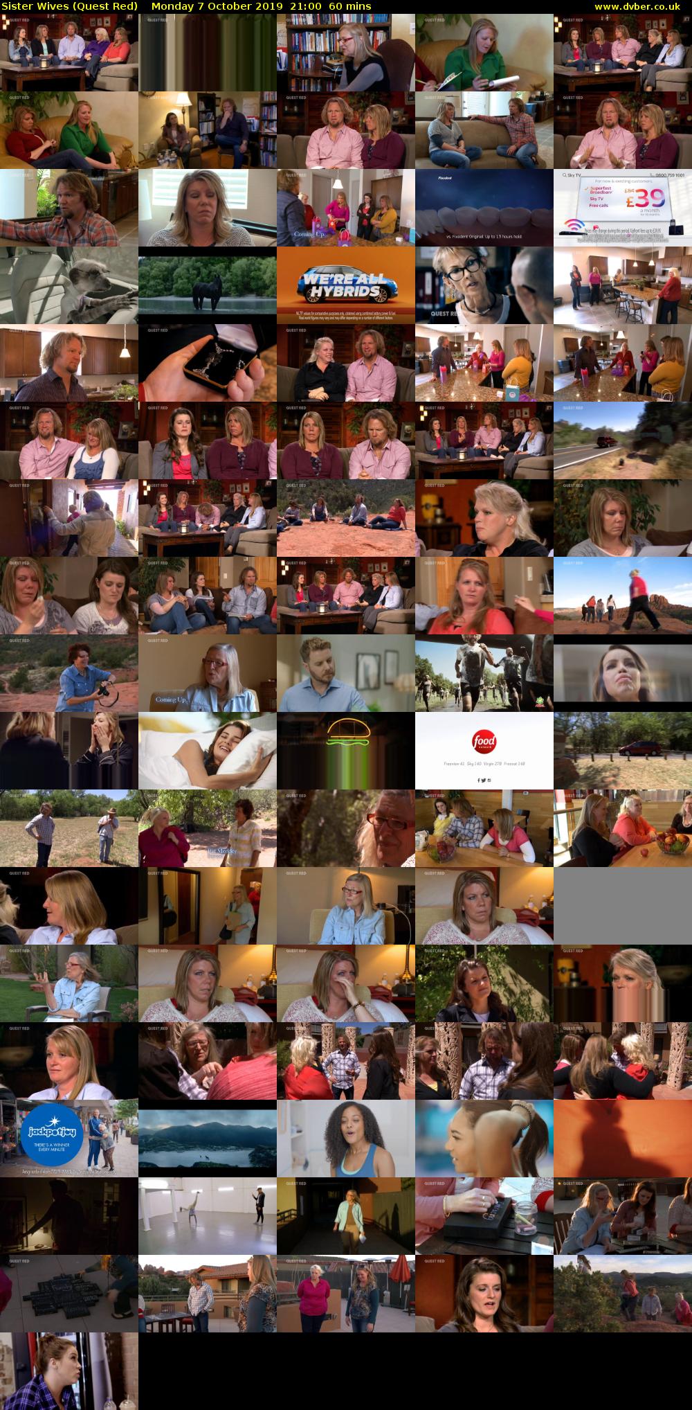 Sister Wives (Quest Red) Monday 7 October 2019 21:00 - 22:00