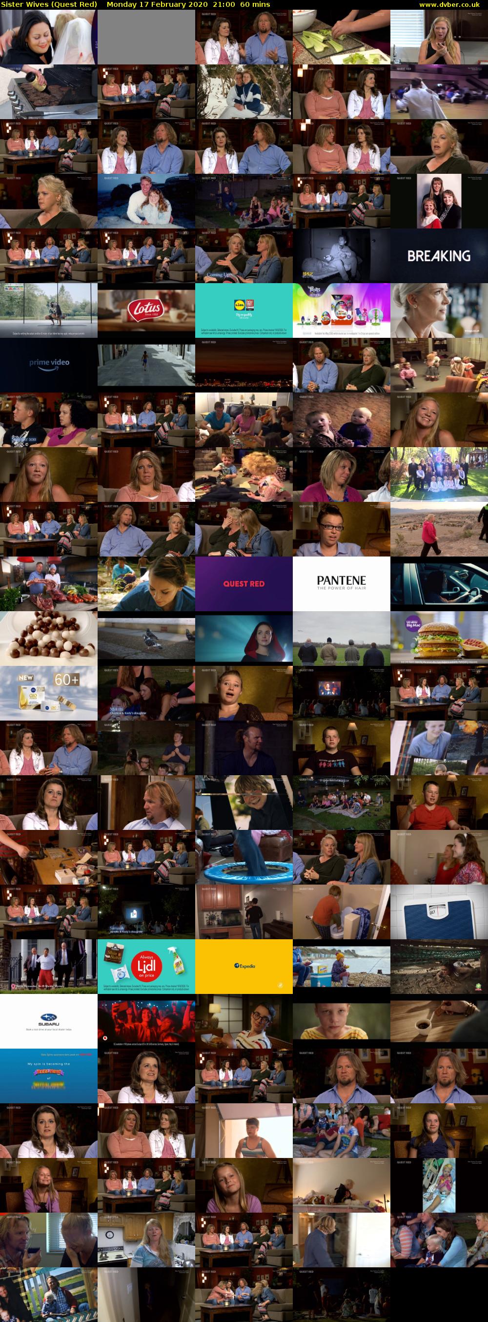 Sister Wives (Quest Red) Monday 17 February 2020 21:00 - 22:00