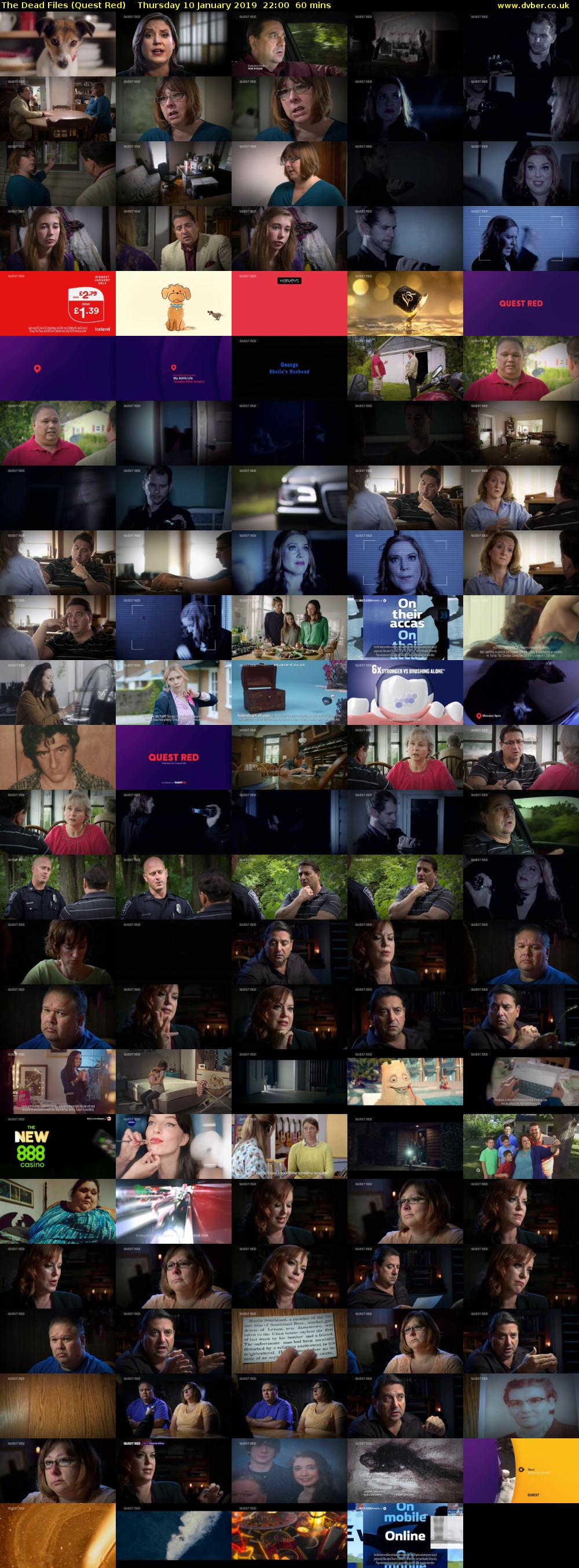 The Dead Files (Quest Red) Thursday 10 January 2019 22:00 - 23:00