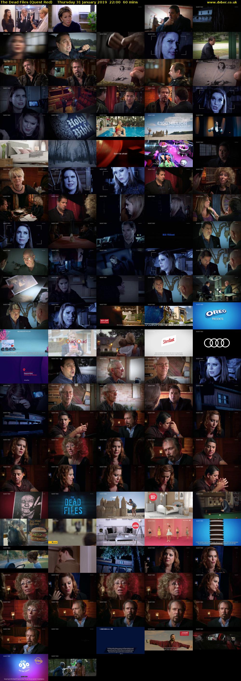 The Dead Files (Quest Red) Thursday 31 January 2019 22:00 - 23:00