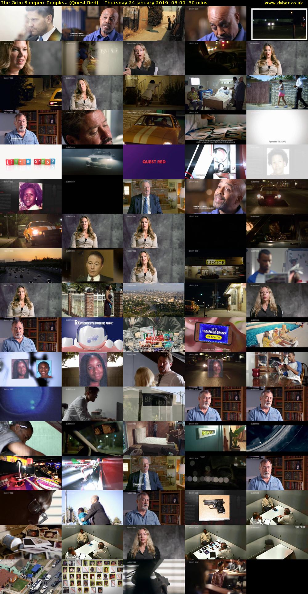 The Grim Sleeper: People... (Quest Red) Thursday 24 January 2019 03:00 - 03:50