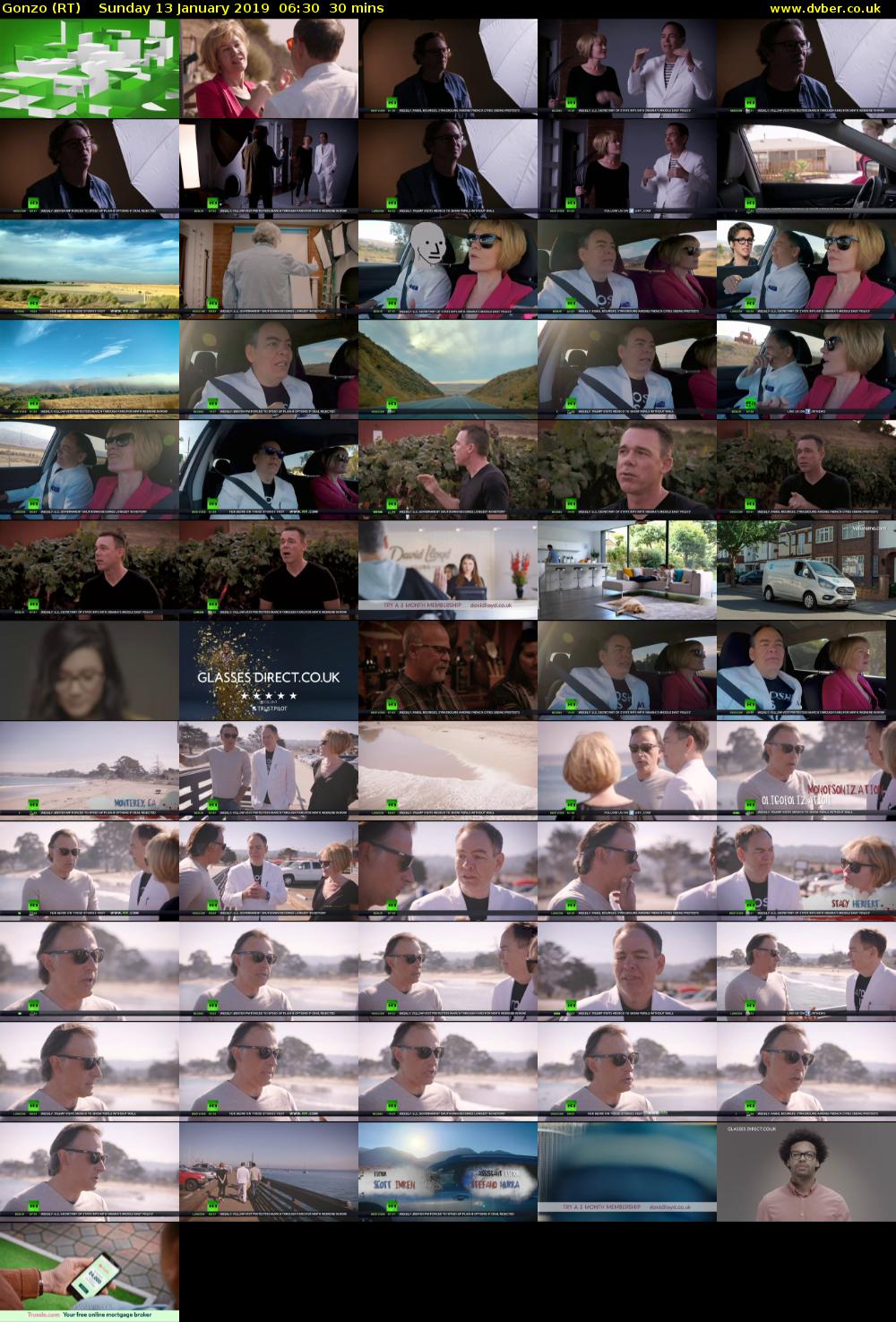 Gonzo (RT) Sunday 13 January 2019 06:30 - 07:00