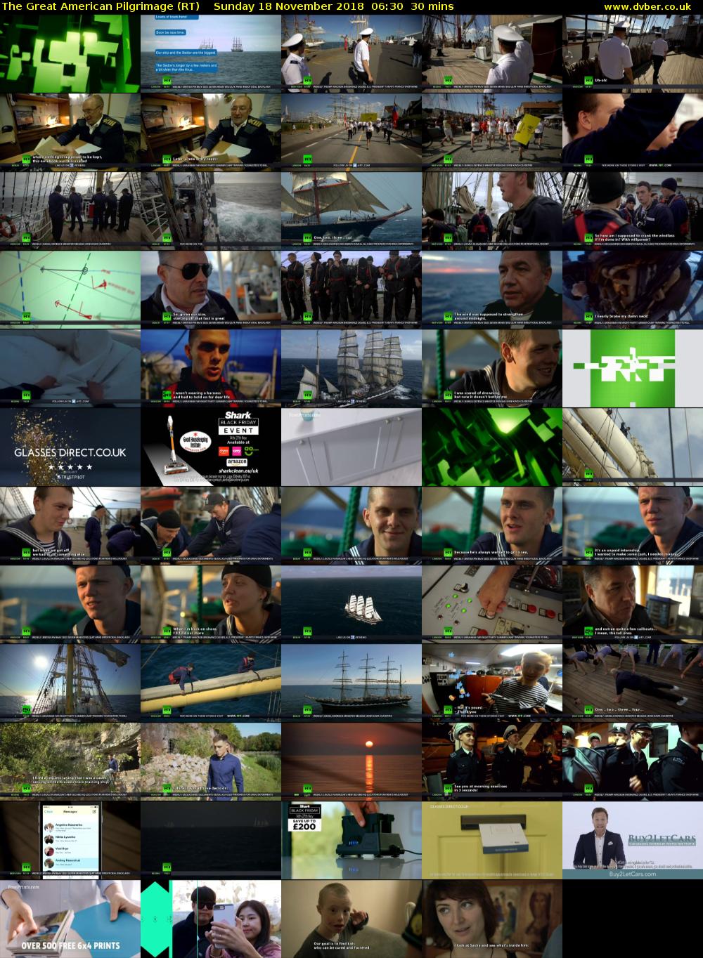 The Great American Pilgrimage (RT) Sunday 18 November 2018 06:30 - 07:00