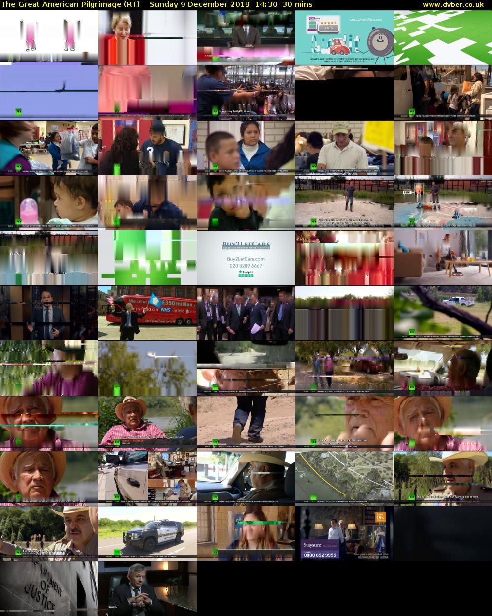 The Great American Pilgrimage (RT) Sunday 9 December 2018 14:30 - 15:00