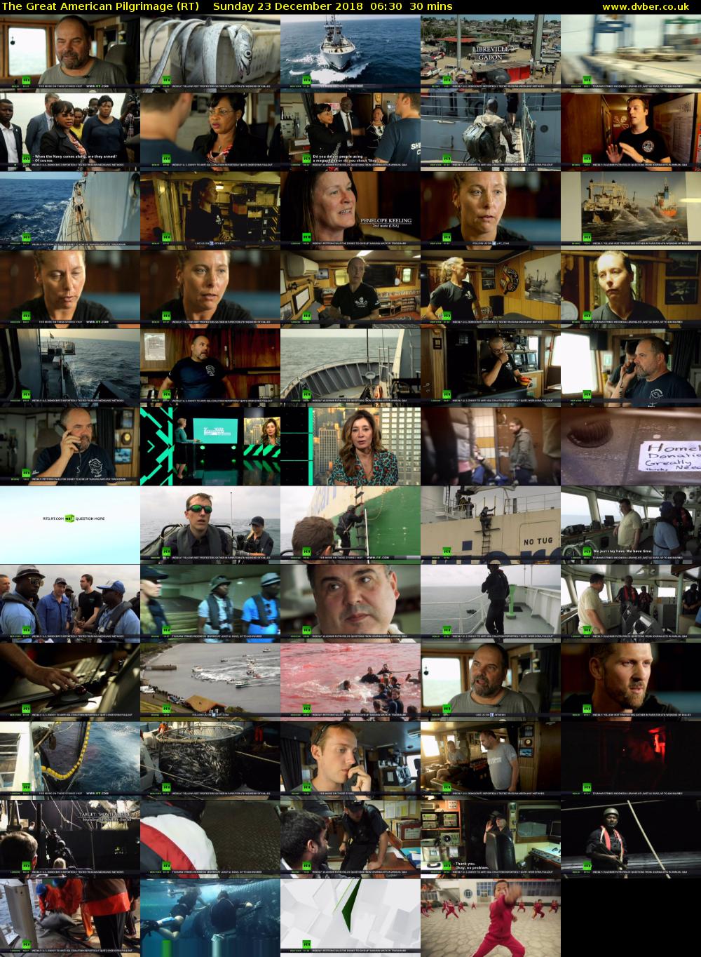 The Great American Pilgrimage (RT) Sunday 23 December 2018 06:30 - 07:00