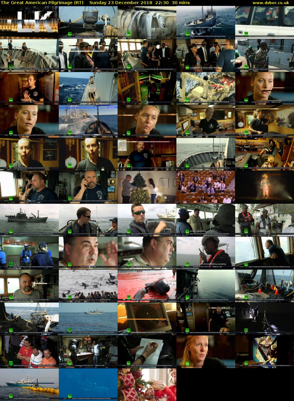 The Great American Pilgrimage (RT) Sunday 23 December 2018 22:30 - 23:00