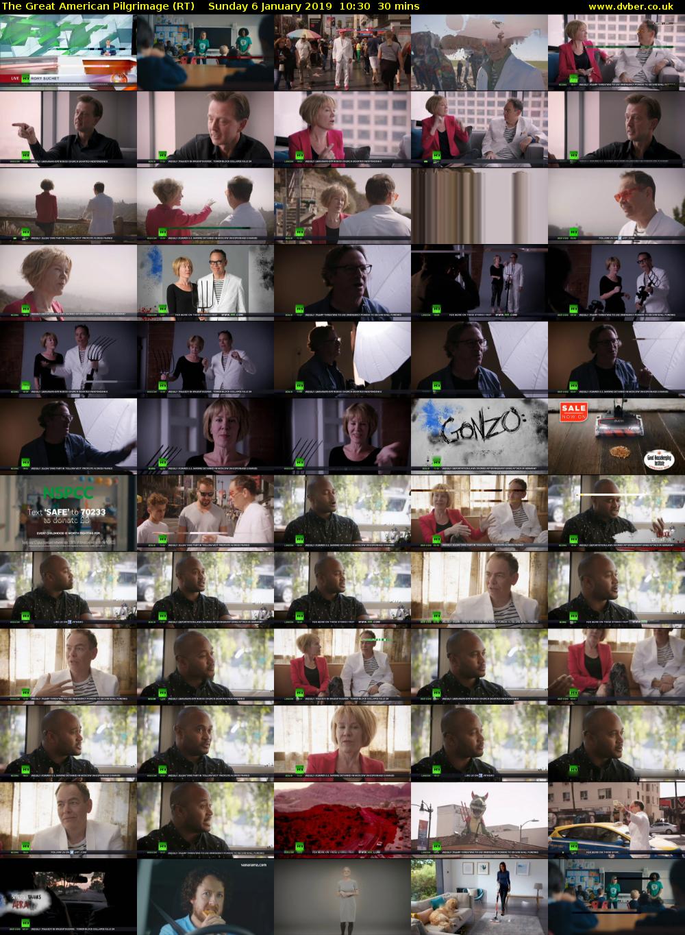 The Great American Pilgrimage (RT) Sunday 6 January 2019 10:30 - 11:00