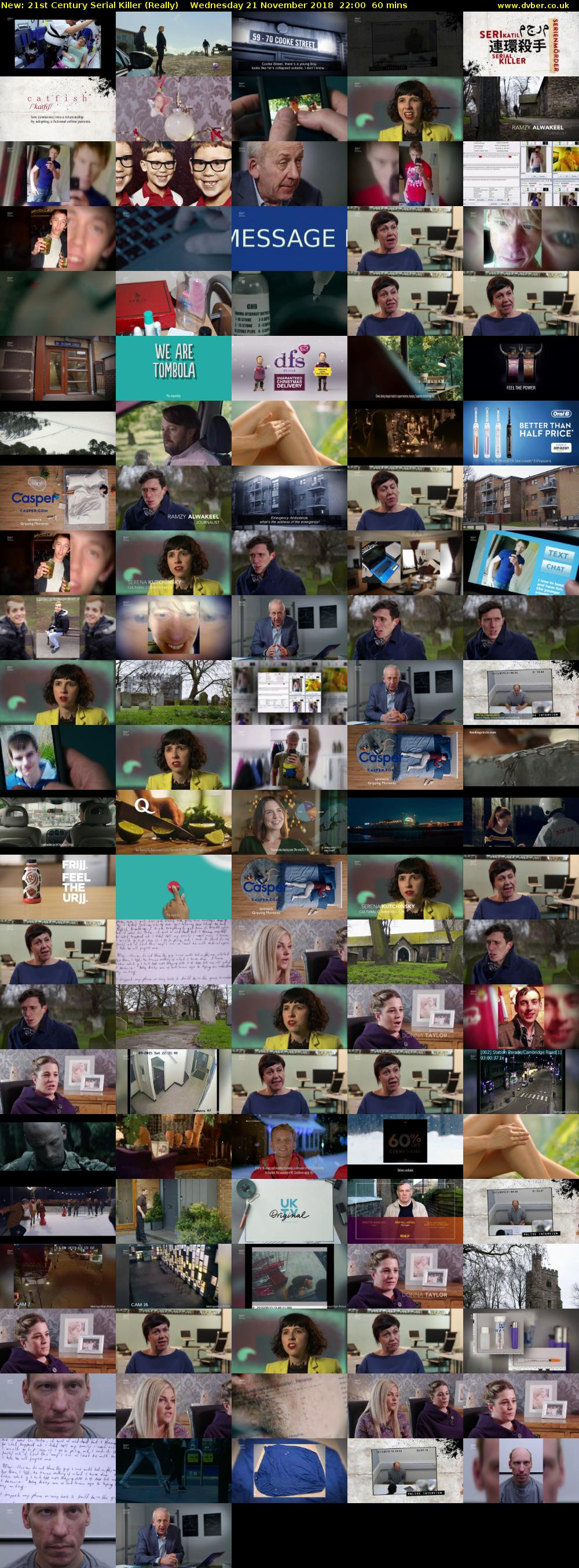 21st Century Serial Killer (Really) Wednesday 21 November 2018 22:00 - 23:00