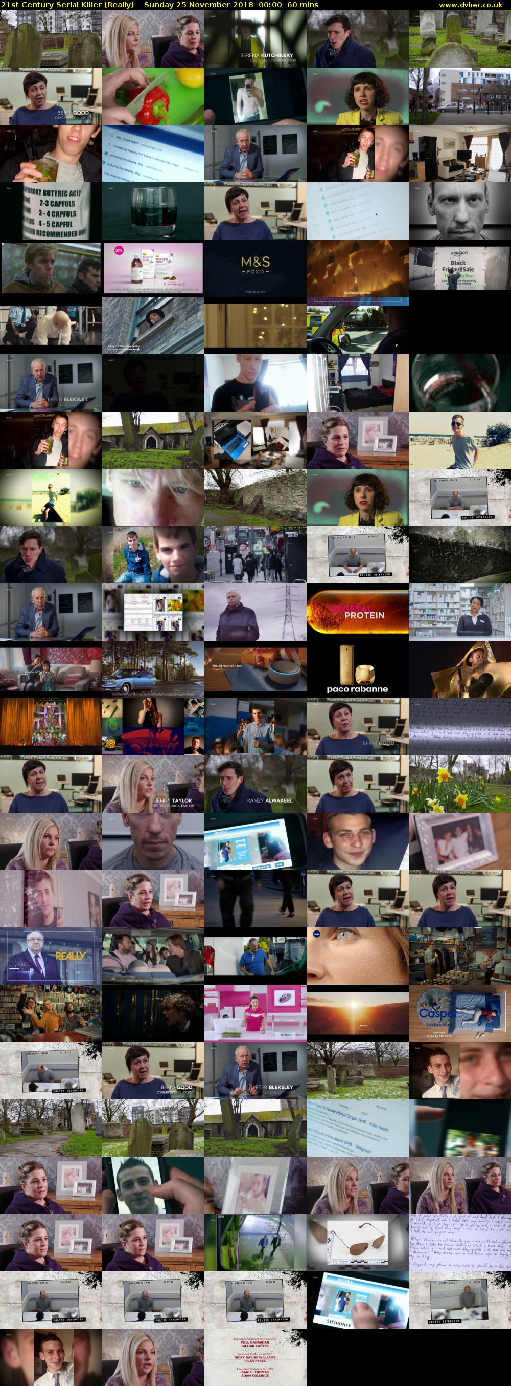 21st Century Serial Killer (Really) Sunday 25 November 2018 00:00 - 01:00