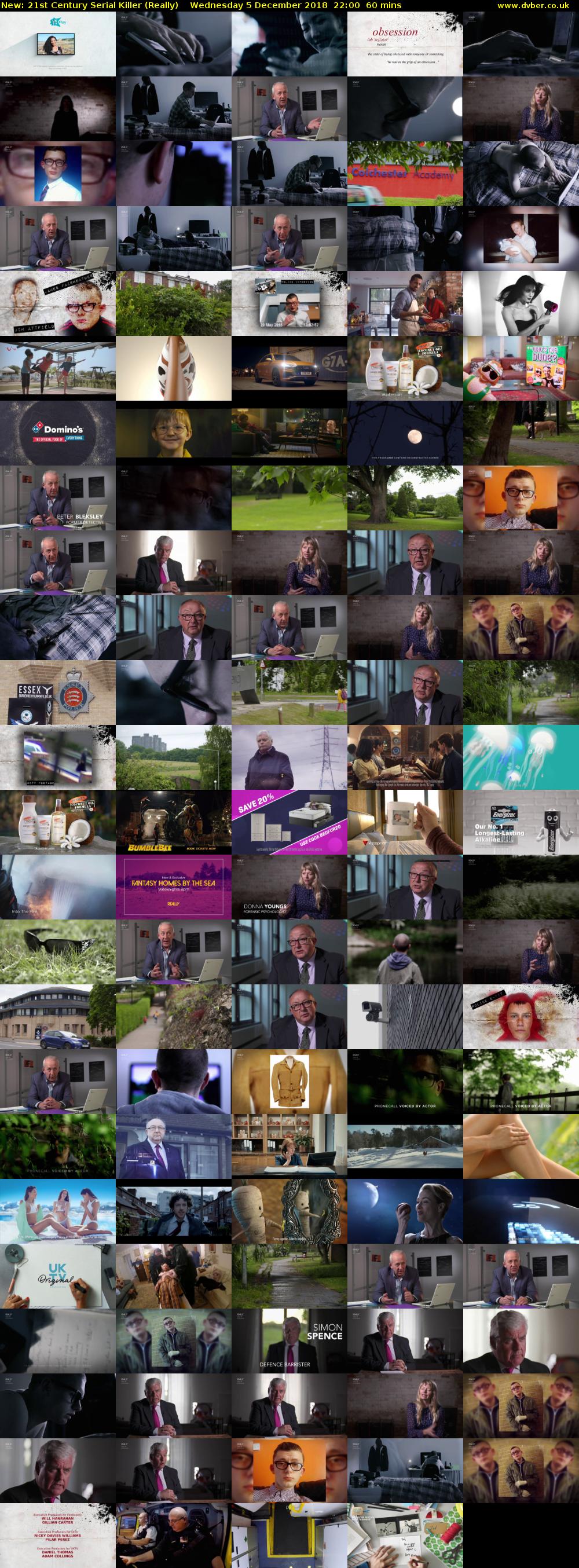 21st Century Serial Killer (Really) Wednesday 5 December 2018 22:00 - 23:00