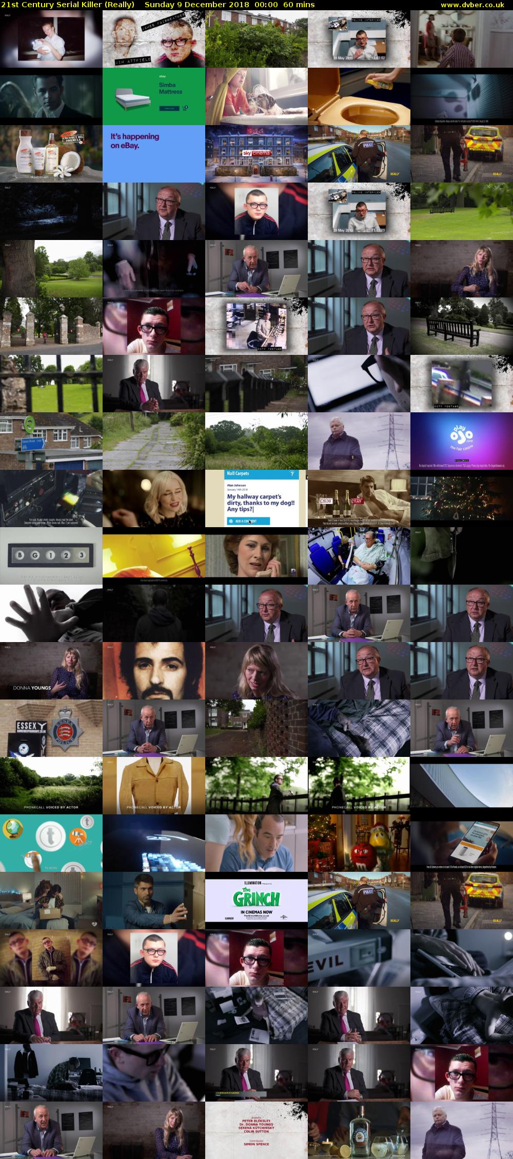 21st Century Serial Killer (Really) Sunday 9 December 2018 00:00 - 01:00